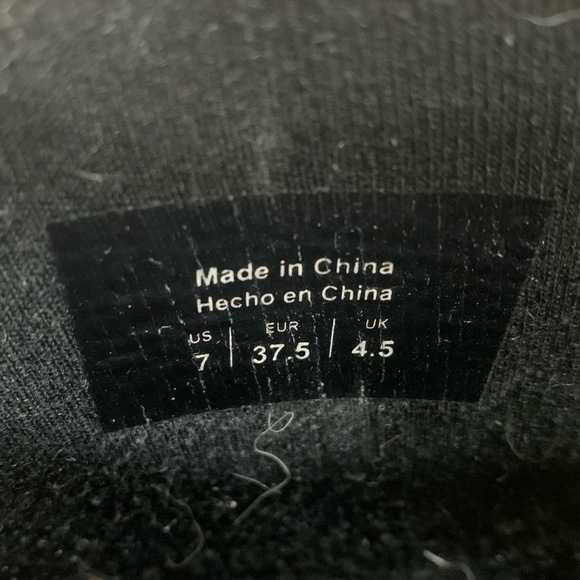 Black and Brown Tall Boots - Picture 2 of 2